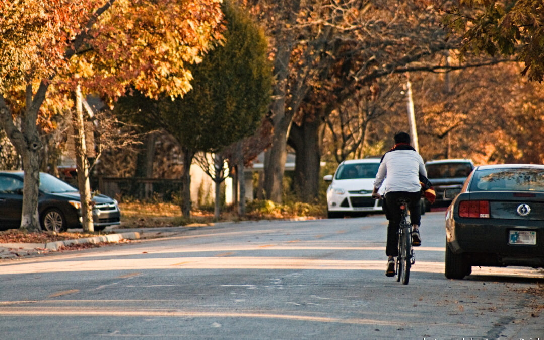 Early Evening Autumn Bicycle Ride in New Chauncey