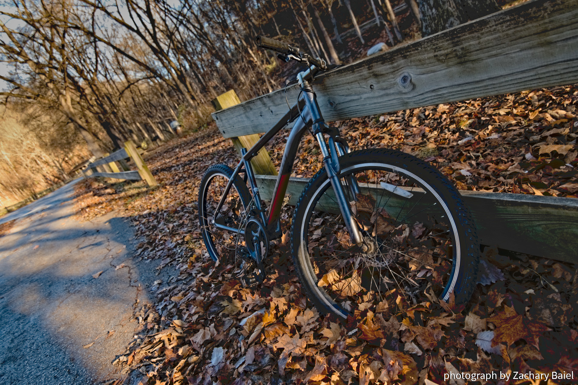 An abandoned bicycle in Happy Hollow Park West Lafayette, Indiana | November 2022