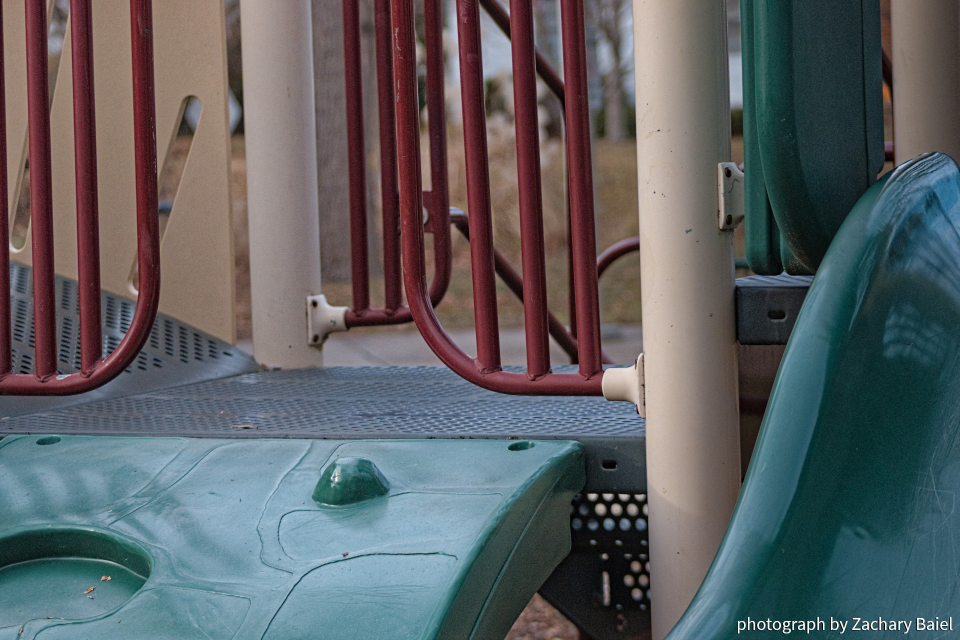 Playground equipment at Lincoln Park | West Lafayette, Indiana | November 2022